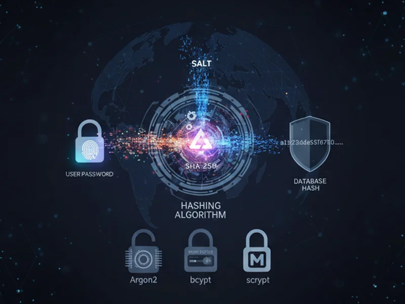 PIN keypad and hash algoritm